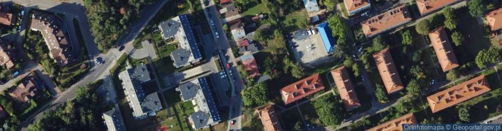 Zdjęcie satelitarne Małgorzata Nowak Przedsiębiorstwo Handlowo-Usługowe Rob-Mar