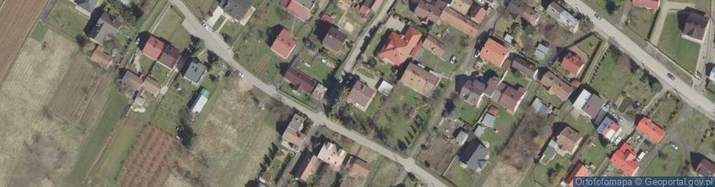 Zdjęcie satelitarne Małgorzata Trytko Zakład Eksploatacji Kruszywa Naturalnego Biskupice Radłowskie