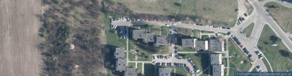 Zdjęcie satelitarne Małgorzata Wrzesień Konfekcjonowanie i Handel Artykułami Rolno-Spożywcza