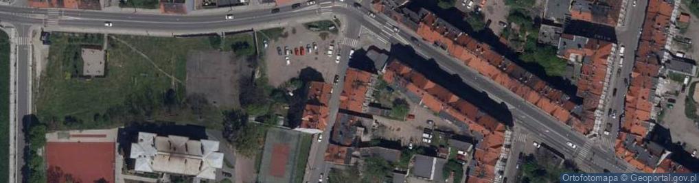 Zdjęcie satelitarne Malwina Kubiak Przedsiębiorstwo Handlowo-UsługoweEMKA