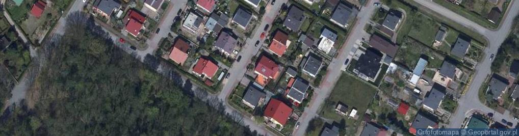Zdjęcie satelitarne Marcel Wilk Ferma Indyków Lubięcin