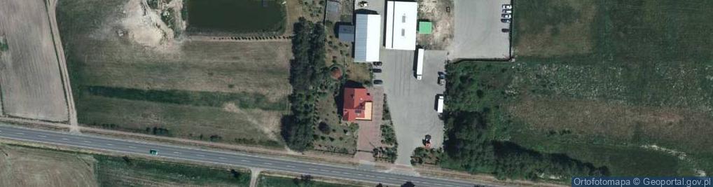 Zdjęcie satelitarne Marcin Blicharski Tir Serwis Orzech