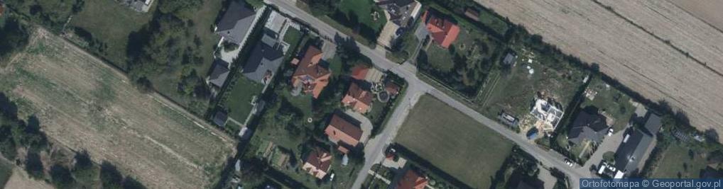 Zdjęcie satelitarne Marcin Chorębała Wypożyczalnia Sprzętu Budowlanego Krysmar