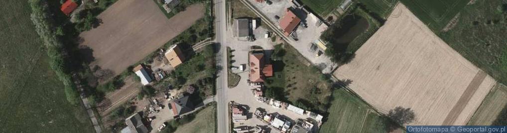 Zdjęcie satelitarne Marcin Dudek Materiały Budowlane ''''Iwan