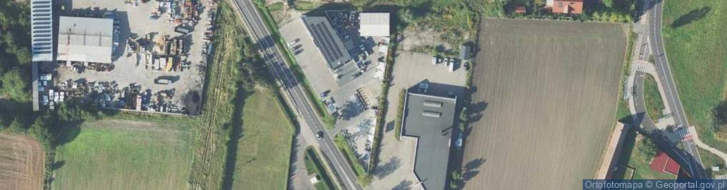 Zdjęcie satelitarne Marcin Matuszewski Kamieniarstwo Granitlux Centrum Kamienia i Klinkieru.