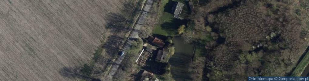 Zdjęcie satelitarne Marcin Rożko Zakład Usług Leśnych