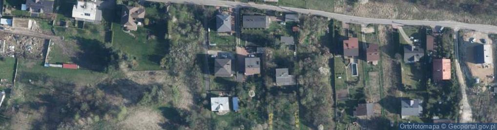 Zdjęcie satelitarne Marek Chochół Usługi z Zakresu Pozyskiwania Drewna i Zagospodarowania Lasu