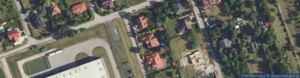 Zdjęcie satelitarne Marek Godlewski 1) TKM Serwis 2) PDC Market