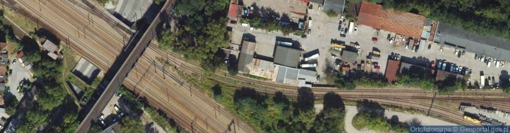 Zdjęcie satelitarne Marek Kowal Materiały Budowlane Prądnicka