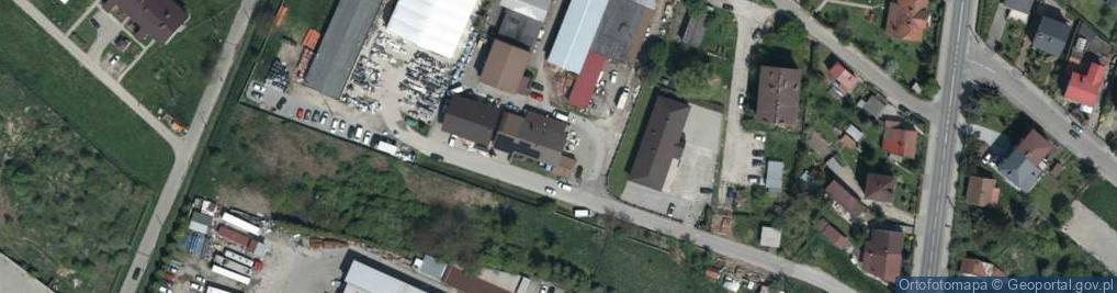 Zdjęcie satelitarne Marian Kułaga Zakład Produkcyjno - Usługowo - Handlowy Ramex