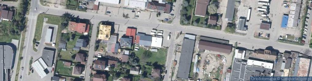 Zdjęcie satelitarne Mariusz Gądek Przedsiębiorstwo Produkcyjno-Handlowe, Hurtownia Owoców i Warzyw Frodo