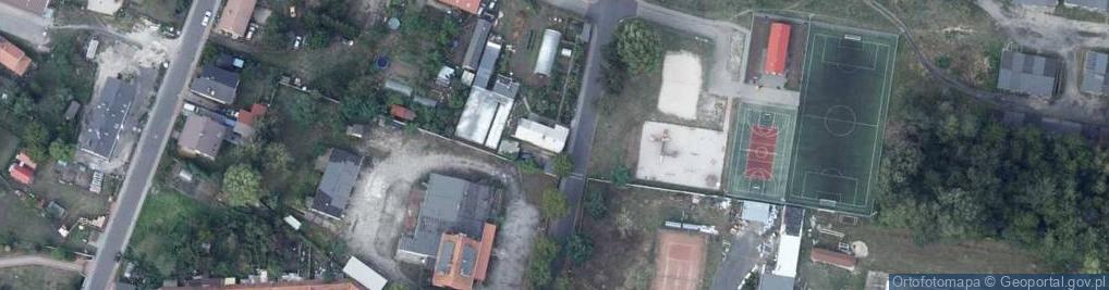 Zdjęcie satelitarne Mariusz Gnybek Ogrodnictwo - Mag