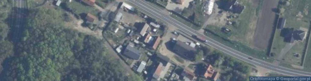 Zdjęcie satelitarne Mariusz Olejarnik Piekarnia Cukiernia Łasuch