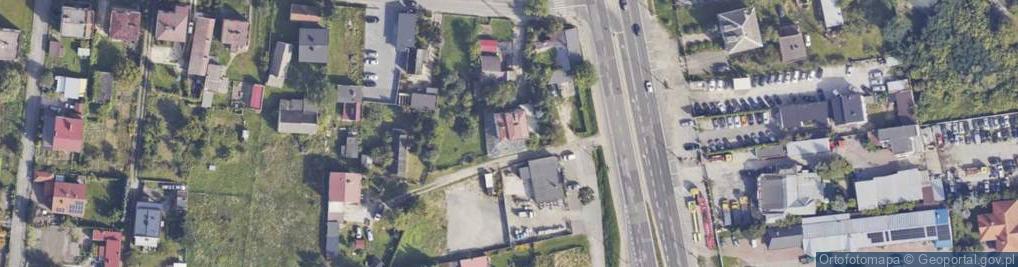 Zdjęcie satelitarne Markowe Pokrycia Dachowe