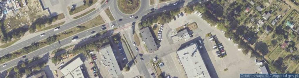 Zdjęcie satelitarne Masarnia Podmiejska Danuta Jucha Robert Komoszyński