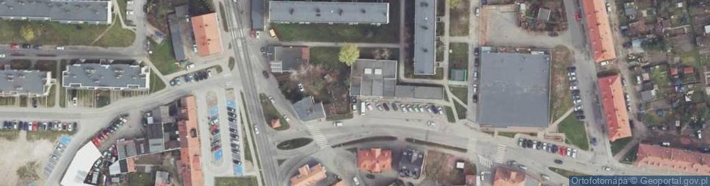 Zdjęcie satelitarne Materiały Wykończeniowe Wnętrz Usługi Transportowe