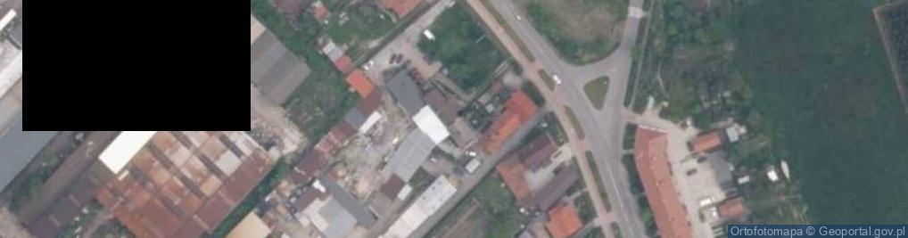 Zdjęcie satelitarne Mateusz Budziar Centrum Drewna Bumat