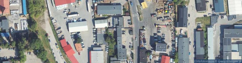 Zdjęcie satelitarne Mechanika Pojazdowa Jan Rusinek