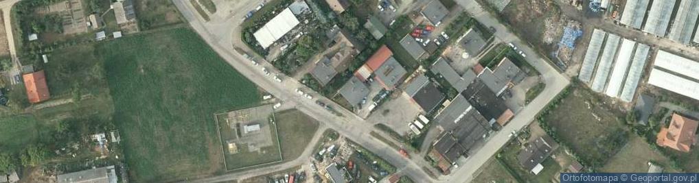 Zdjęcie satelitarne Mechanika Pojazdowa Rafał Tucki