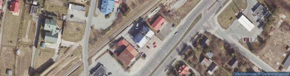 Zdjęcie satelitarne Mechanika Pojazdowa Rój Test