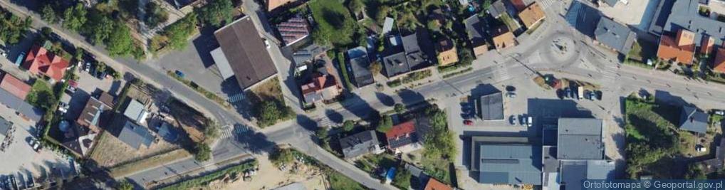 Zdjęcie satelitarne Mechanika Pojazdowa Sławomir Kopmann