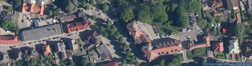 Zdjęcie satelitarne Miasto Białogard