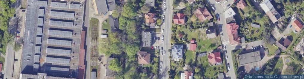 Zdjęcie satelitarne Miastoprojekt Cieszyn