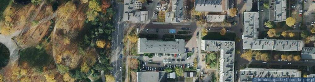 Zdjęcie satelitarne Miastoprojekt Częstochowa