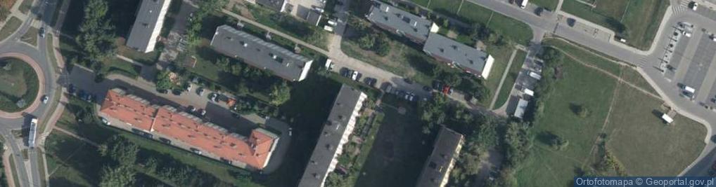 Zdjęcie satelitarne Michał Artych 1.) Artkon Michał Artych 2.) P.w.Artro Artych i SP-Ka