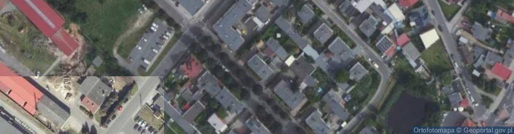 Zdjęcie satelitarne Michał Glapa Firma Handlowo-Usługowa Blubex