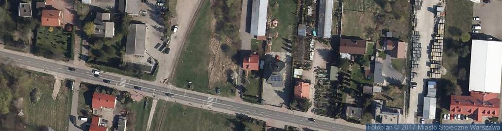 Zdjęcie satelitarne Michał Mińkowski Wulkanizacja Mechanika Pojazdowa
