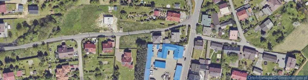 Zdjęcie satelitarne Michał Prażmowski Przedsiębiorstwo Produkcyjno Usługowo Handlowe