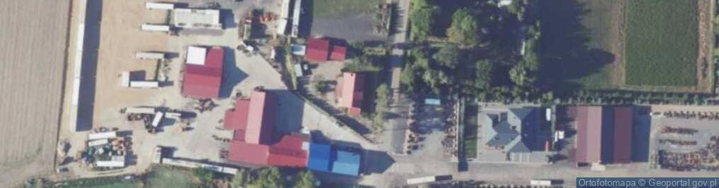 Zdjęcie satelitarne Michał Rostkowski Przedsiębiorstwo Handlowo-Usługowe