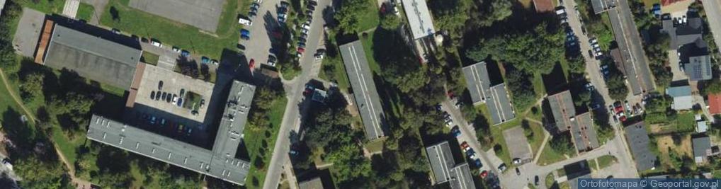 Zdjęcie satelitarne Mieczysław Wójcik Centrum Transportowe Partner