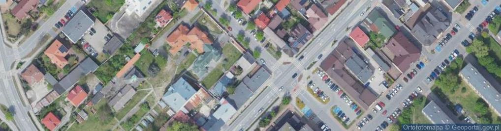 Zdjęcie satelitarne Mieczysław Ząbek Złomowanie Ekologiczne Samochodów