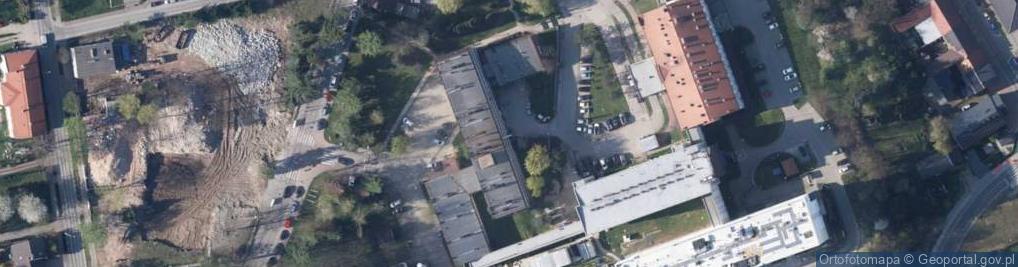 Zdjęcie satelitarne Międzyzakładowy Związek Zawodowy Pracowników Ochrony Zdrowia przy Zespole Zakładów Opieki Zdrowotnej w Wadowicach
