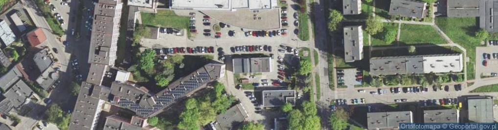 Zdjęcie satelitarne Międzyzakładowy Związek Zawodowy Pracowników Ochrony Zdrowia w Publicznych i Niepublicznych Zakładach Opieki Zdrowotnej w Dąbrowie Górniczej