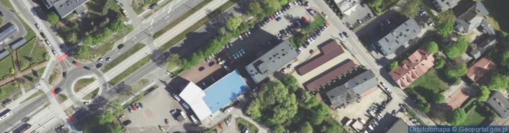 Zdjęcie satelitarne Międzyzakładowy Związek Zawodowy Pracowników Produkcji w Dąbrowskiej Fabryce Maszyn Elektrycznych Damel w Dąbrowie Górniczej