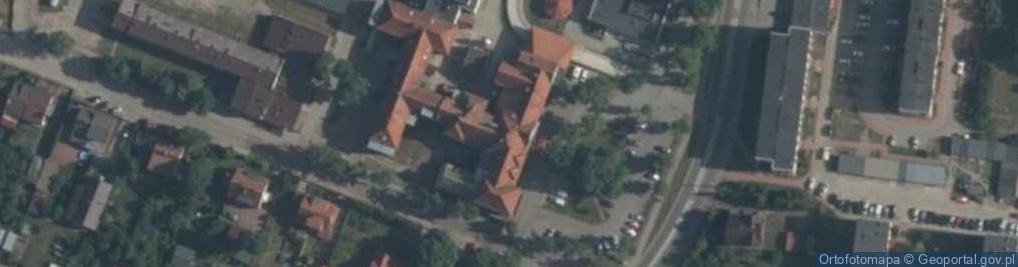 Zdjęcie satelitarne Międzyzakładowy Związek Zawodowy Pracowników Służby Zdrowia w Piszu