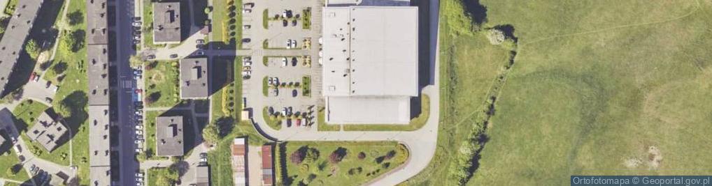 Zdjęcie satelitarne Miejski Ośrodek Sportu i Rekreacji w Łaziskach Górnych