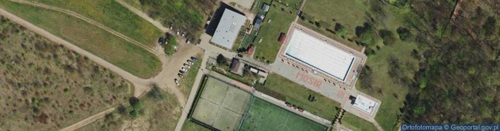 Zdjęcie satelitarne Miejski Ośrodek Sportu i Rekreacji w Radzionkowie