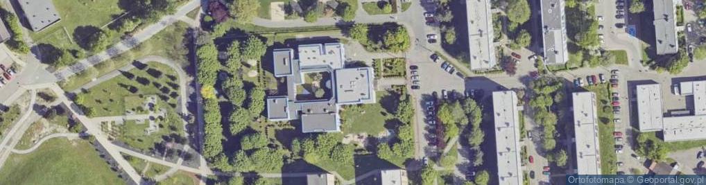 Zdjęcie satelitarne Miejskie Przedszkole nr 12 w Knurowie im Janusza Korczaka