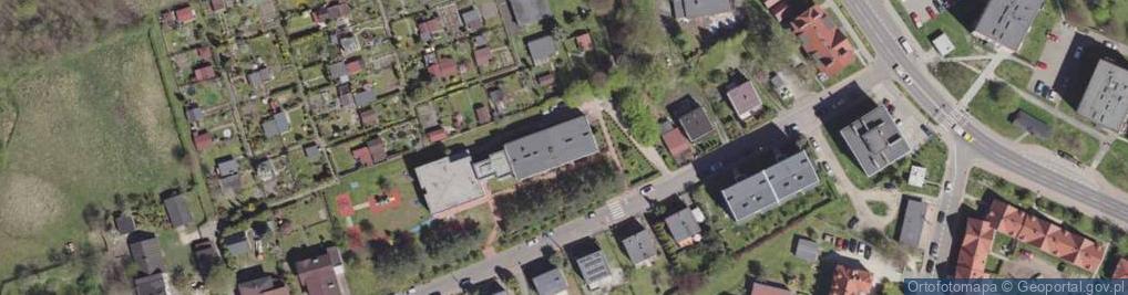 Zdjęcie satelitarne Miejskie Przedszkole nr 41 z Oddziałami Integracyjnymi w Katowicach