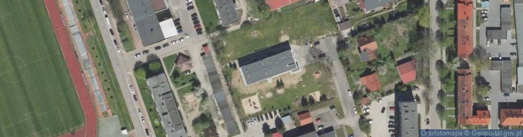 Zdjęcie satelitarne Miejskie Przedszkole Światełko w Ełku