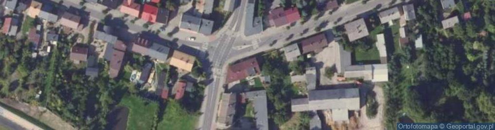 Zdjęcie satelitarne Miejsko Gminny Ośrodek Pomocy Społecznej w Przedczu
