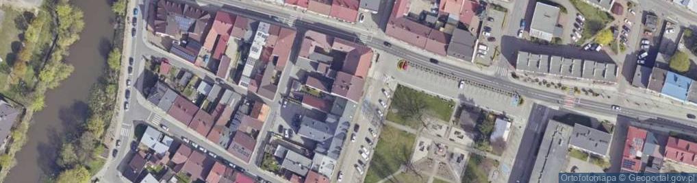 Zdjęcie satelitarne Miejsko Gminny Ośrodek Pomocy Społecznej w Wieruszowie