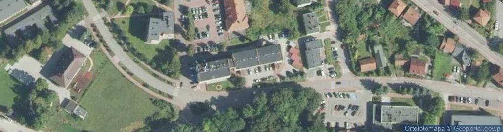 Zdjęcie satelitarne Miejsko Gminny Ośrodek Pomocy Społecznej