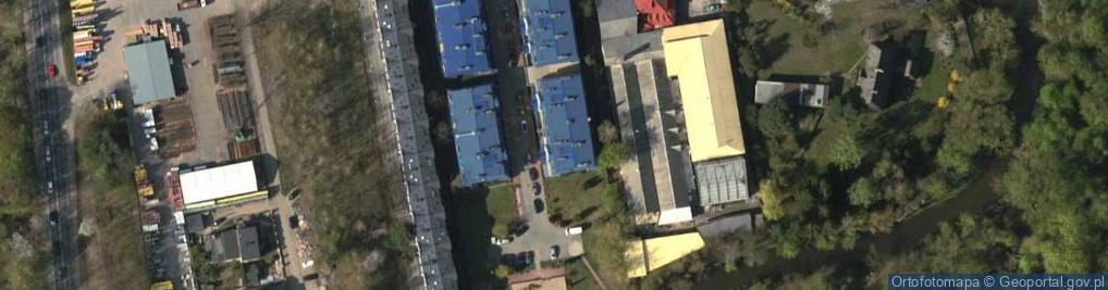 Zdjęcie satelitarne Miltel Przedsiębiorstwo Projektowo-Budowlane
