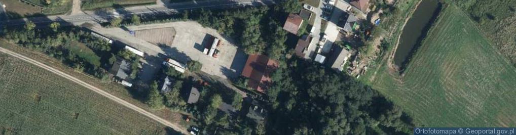 Zdjęcie satelitarne Mirosław Kaczorowski Przedsiębiorstwo Produkcyjno-Usługowo-Handlowe Tramex