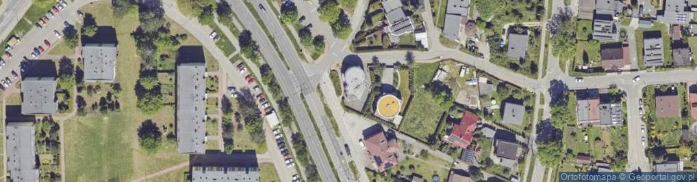 Zdjęcie satelitarne Mirosław Łapeta Firma Handlowo-Usługowa Ami